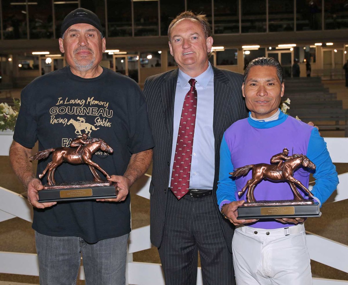 Leading Jockey for 2022 Assiniboia Downs Jorge Carreno photo by Jason Halstead.