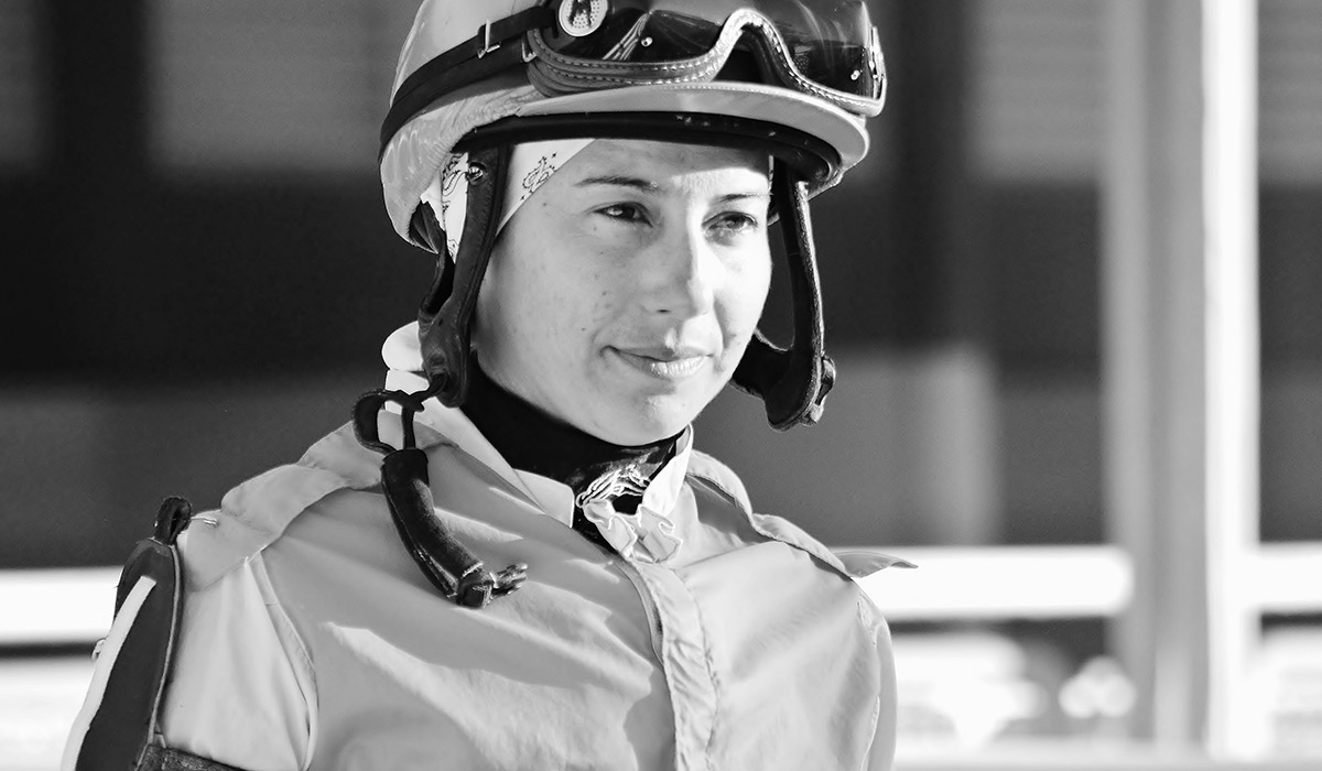 Jockey Melanie Pinto
